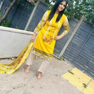 Yellow Suit - Cream trousers